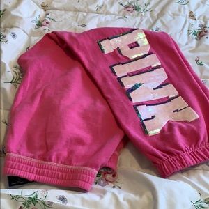 Pink Capri joggers